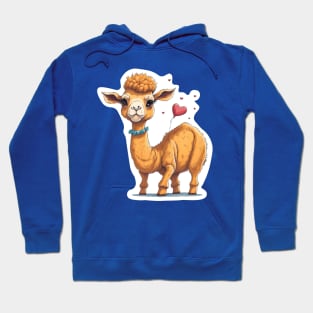 Minimal Cute Baby Camel Hoodie